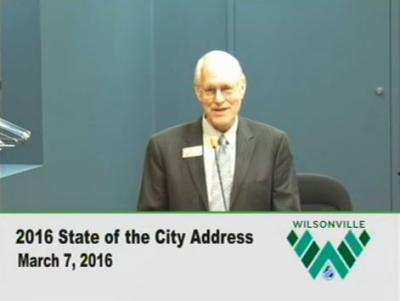 Mayor Tim Knapp giving State of the City Address 2016