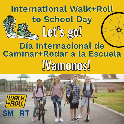 International Walk+Roll to School Day