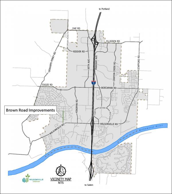 Brown Road Improvements Vicinity Map