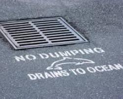drains to the ocean